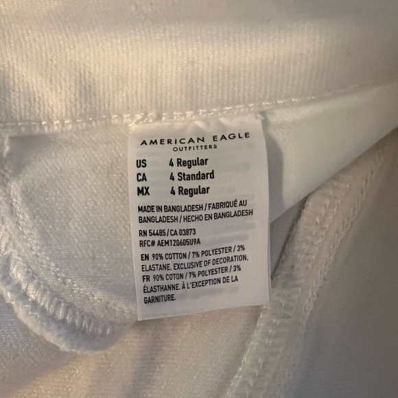 American Eagle White Skinny Jeans - Picture 3 of 4